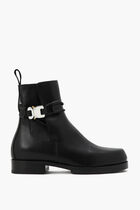 Buckle-strap Ankle Boots