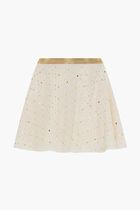 SKIRT CREPE + LOGO STARS EMBROIDERY