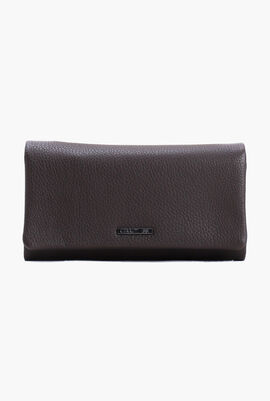 Cerrutis Leather Long Wallet