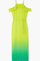 Claudia Gold Fleck Maxi Dress