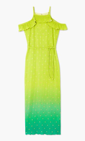 Claudia Gold Fleck Maxi Dress