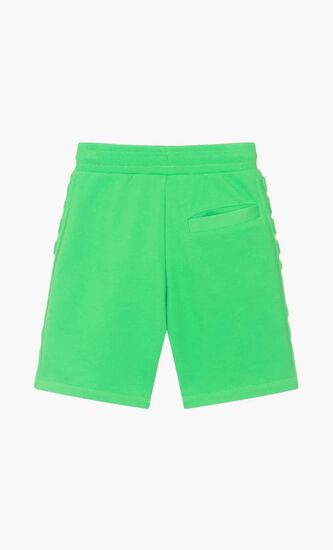 Embossed Cotton Shorts