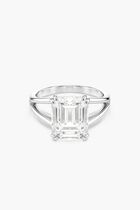 RE STILLA RING OCTAGON WHITE RHS 58 MM