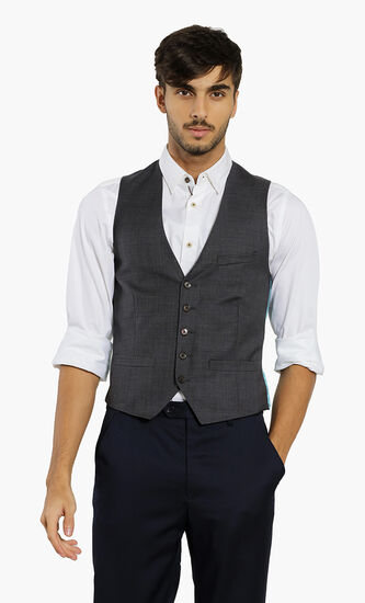 Modern Fit Debonair Plain Waistcoat