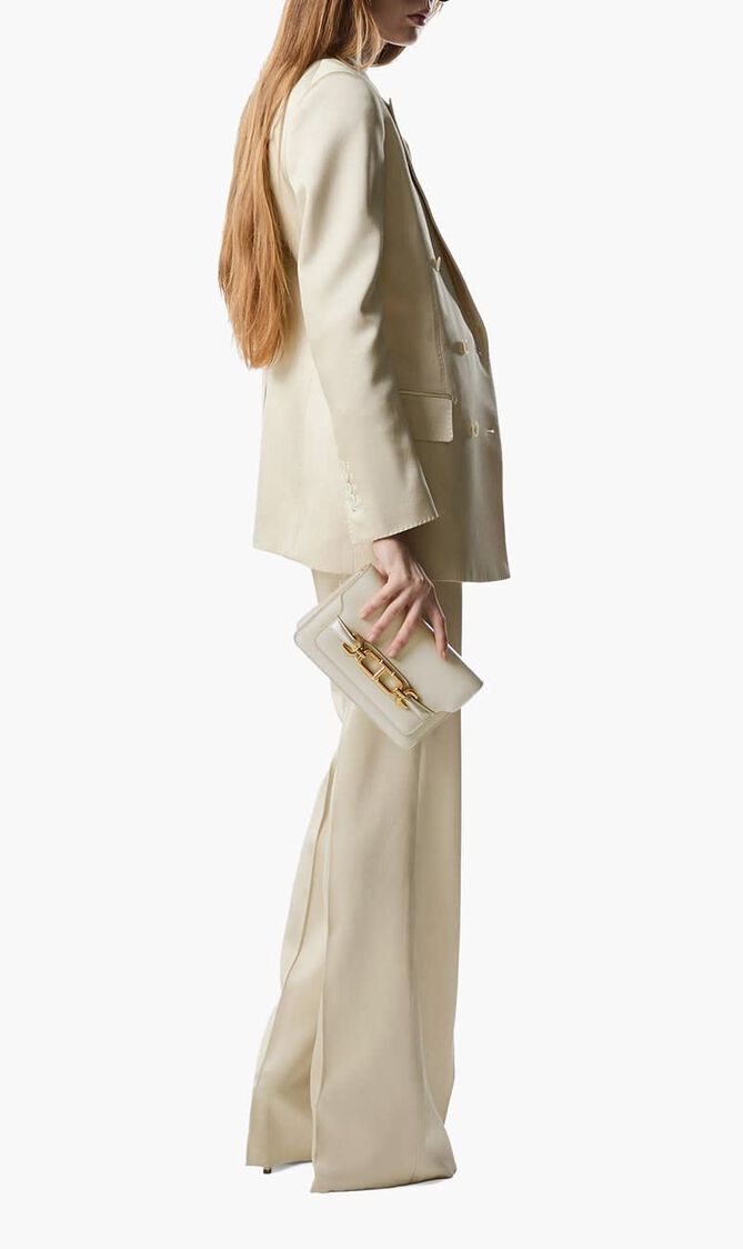 Wool Twill Wallis Double Breasted Jacket