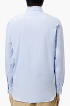 Slim Fit Striped Stretch Poplin Shirt