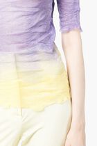 Polyster Ombre Mockneck Top