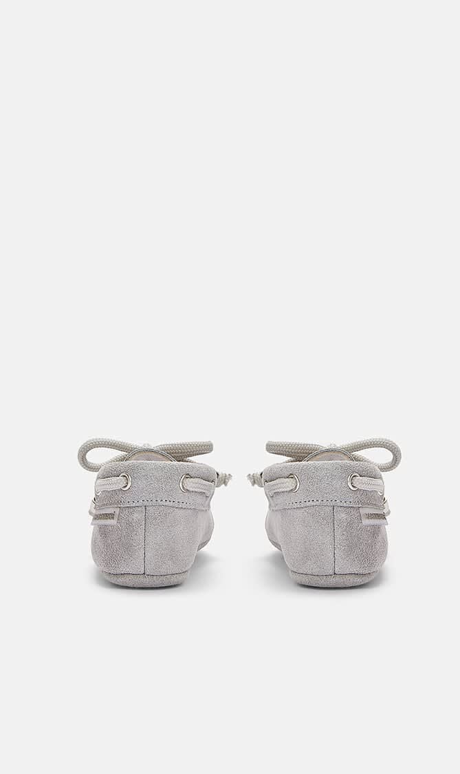 LACE UP SUEDE LEATHER LOAFER