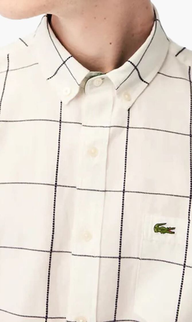 3D Window Pane Button Down Shirt