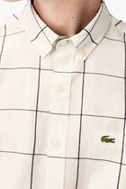 3D Window Pane Button Down Shirt