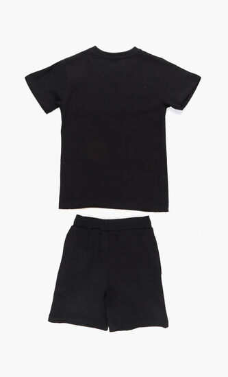 Alan Solid Jersey T-shirt and Shorts Set