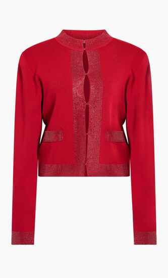 RHINESTONE CARDIGAN