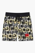 Logo Print Swim Trunks
