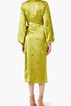 Vienna Hearts Wrap Midi Dress