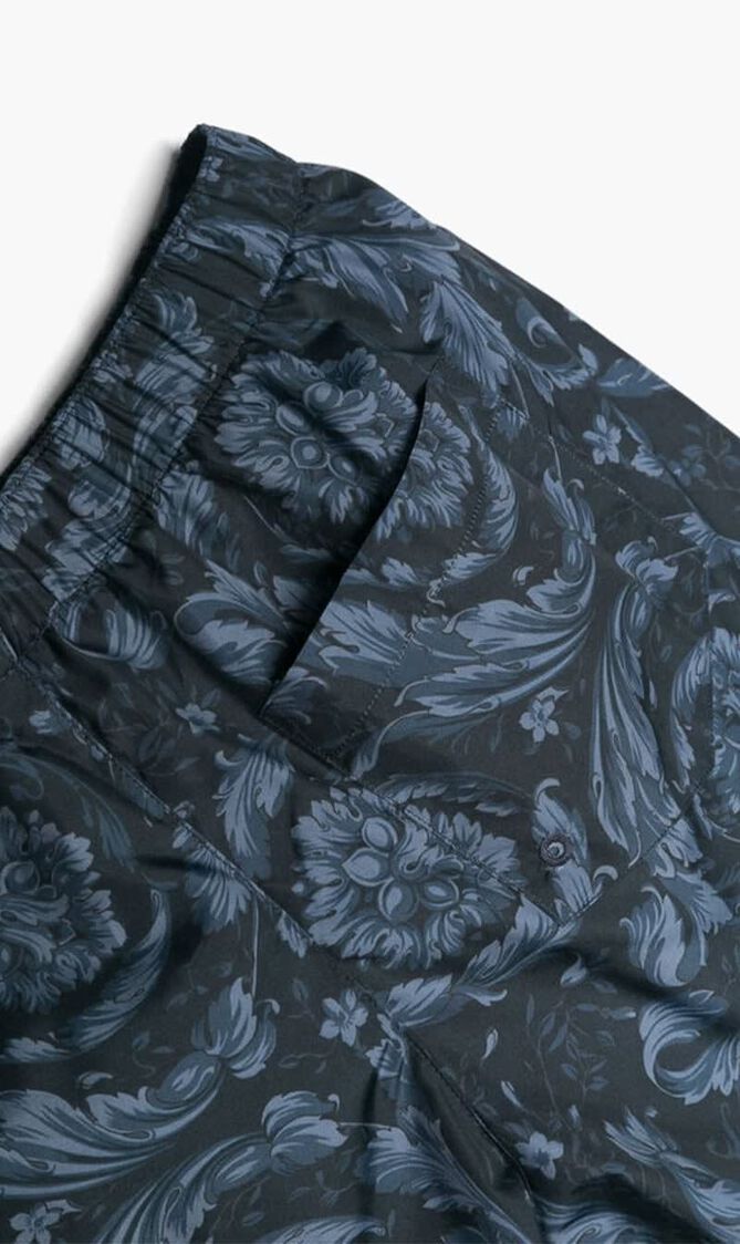 SWIM SHORTS NYLON GIADA ALL OVER BAROQUE SS92+ VERSACE WRITING