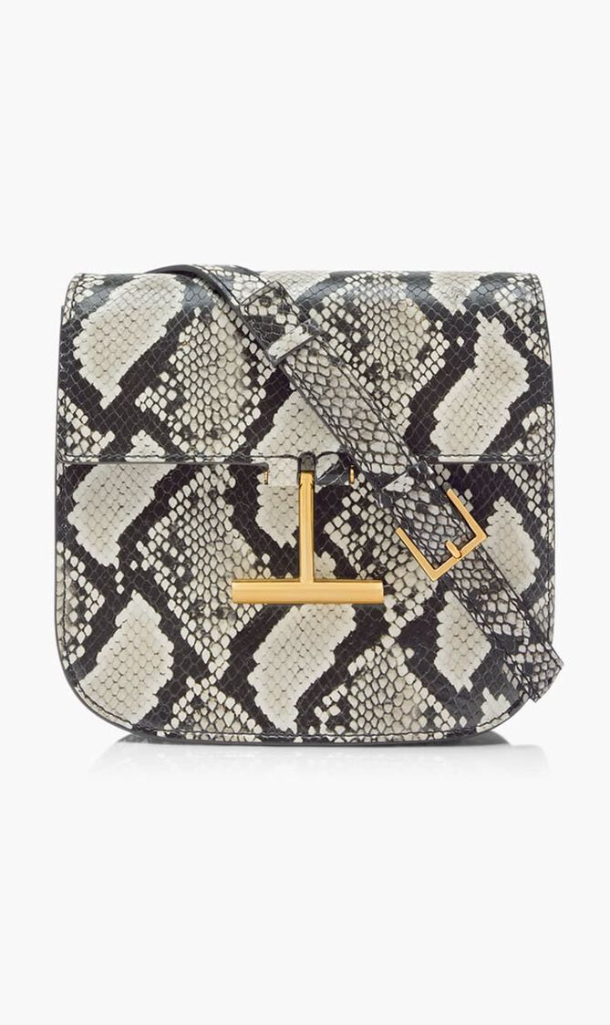 Printed Python Tara Mini Crossbody Bag