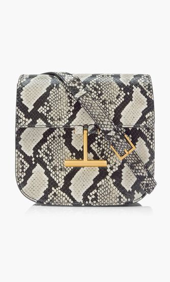 Printed Python Tara Mini Crossbody Bag