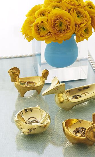 Brass Horse Ring Bowl