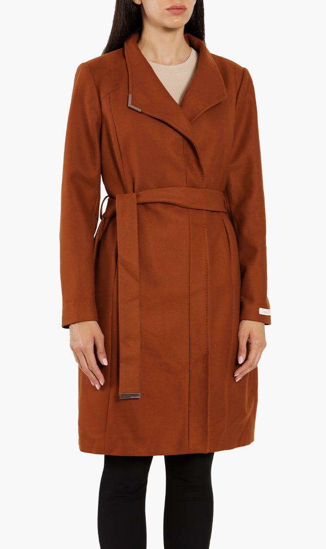 Ted baker long hotsell belted wrap coat