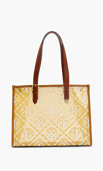 T MONOGRAM TPU SMALL TOTE
