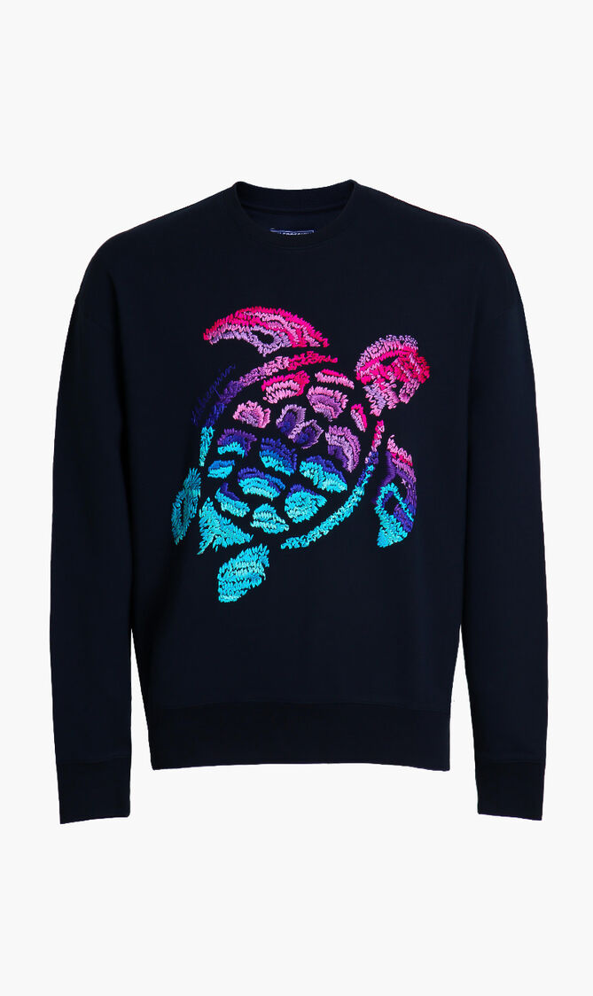 Turtle Embroidered Sweatshirt