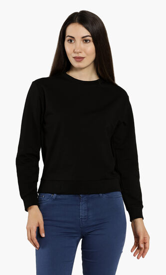 Cotton Crew-Neck Sweatshirt