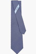 Gancini Printed Silk Tie