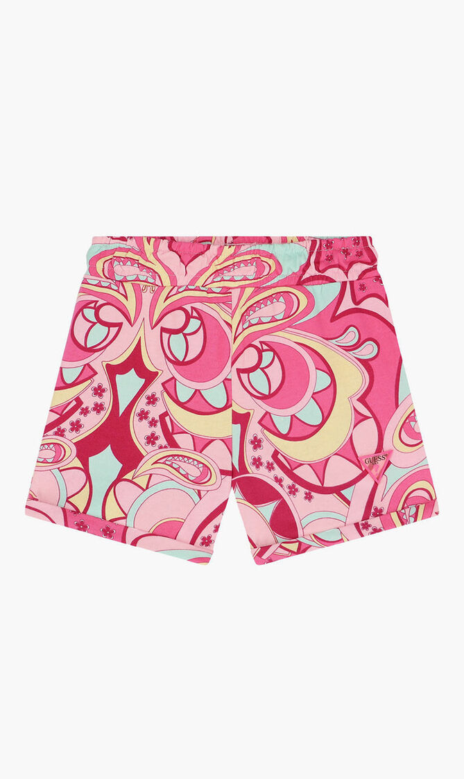 Abstract Print Shorts