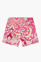 Abstract Print Shorts