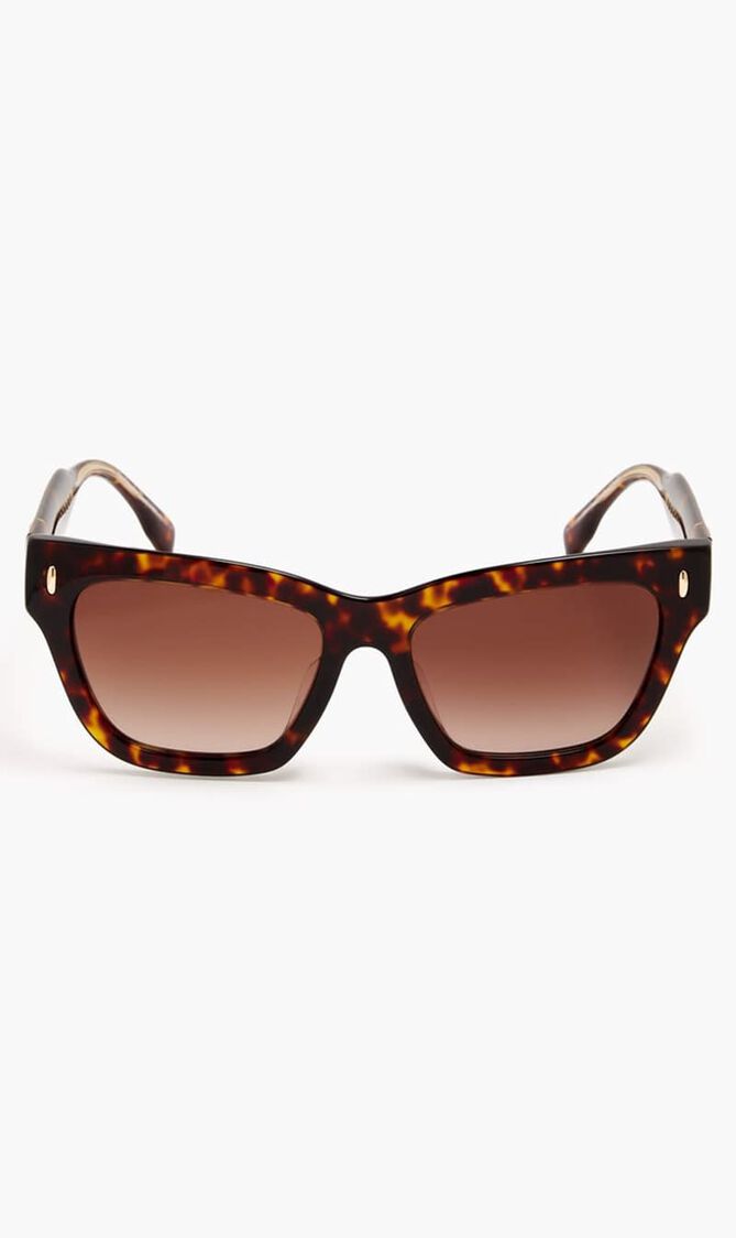 EYEWEAR MONOGRAM BUTTERFLY SOLID BROWN