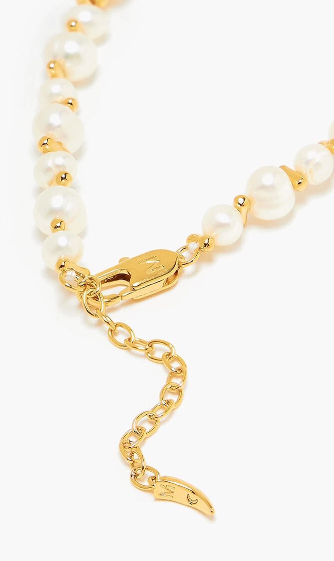Mixed Pearl Statement Beaded Necklace