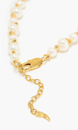 Mixed Pearl Statement Beaded Necklace