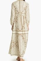 SILK PRINTED DRESS