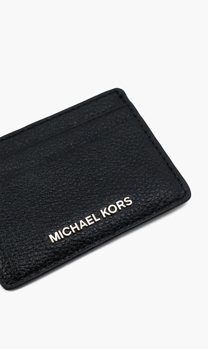 Pebbled Leather Card Case