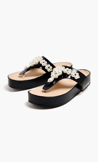 Beaded Thong Sandals