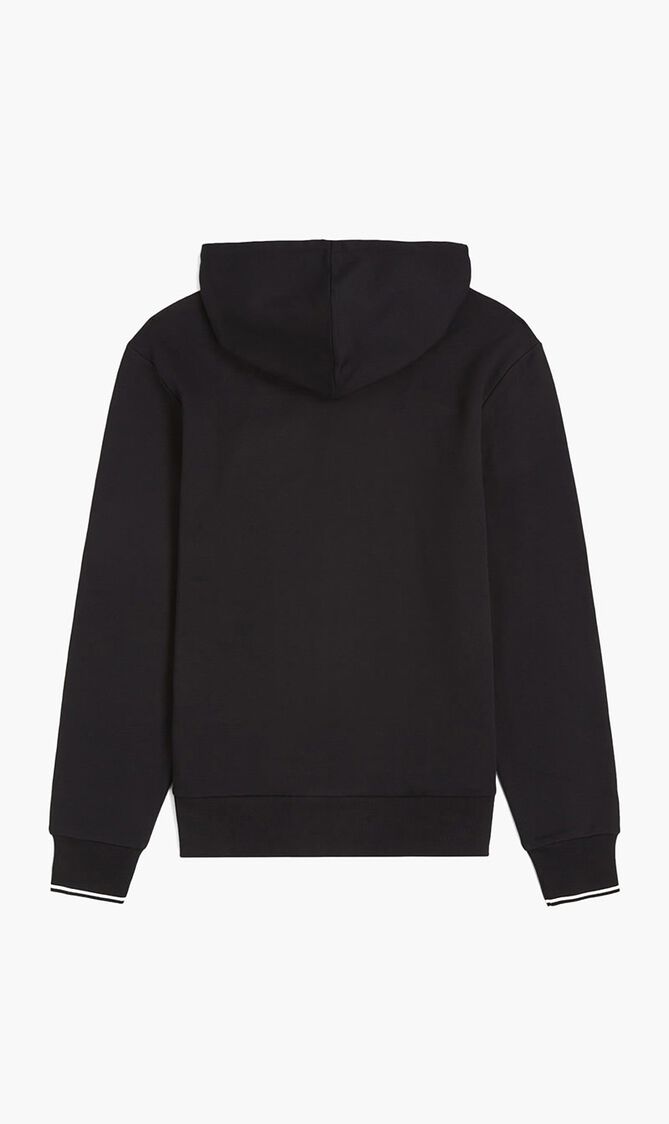 HOODED ZIP THROUGH SWEATSHIRT