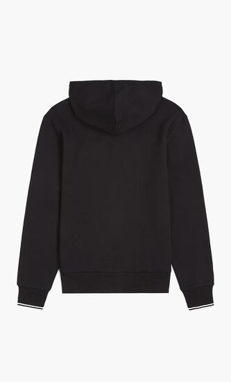 HOODED ZIP THROUGH SWEATSHIRT