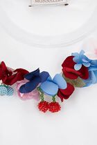 T SHIRT CON FIORI E FRUTT