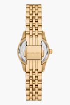 Quartz Gold Stainless Steel Turquoise Dial Watch