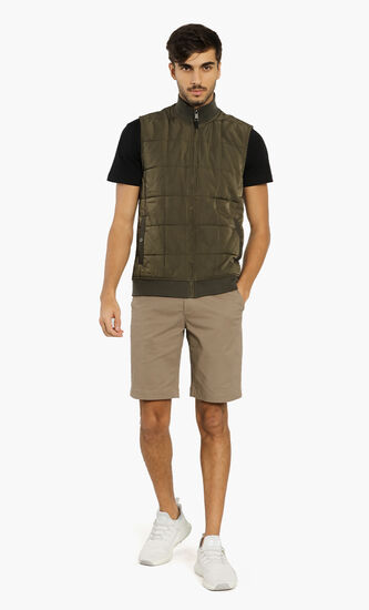 Quilted Jersey Gilet