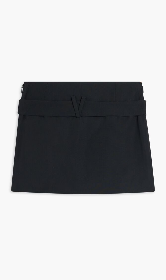 SKIRT ECOFRIENDLY TAILORING WOOL FABRIC