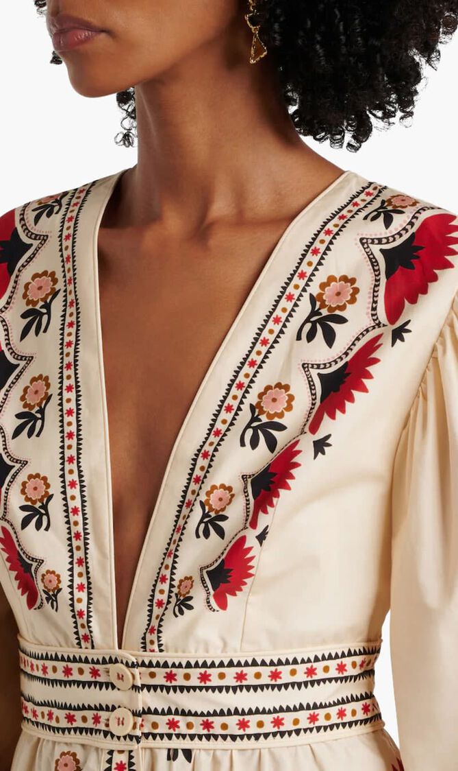 Cashew Mandala Printed Maxi Dress