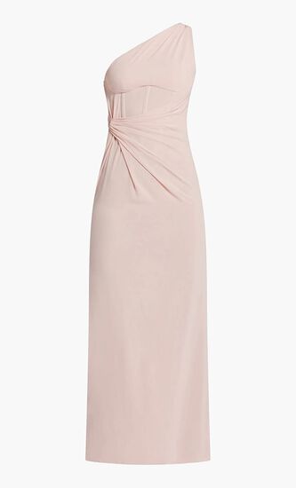 Gathered Corset Maxi Dress