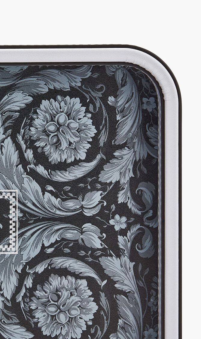 Home Grey Tray with Barocco pattern