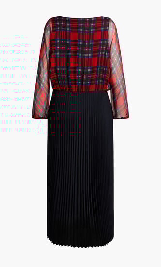 Dylan Check Print Dress