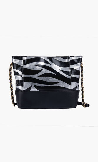 Class Deva Crossbody Bag Synthetic Black/Silver