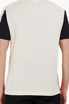 Cotton Pique Colourblock Polo Shirt