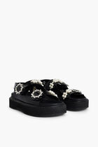 Beaded Platform Sandals