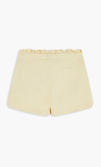 YELLOW FRILL SHORTS