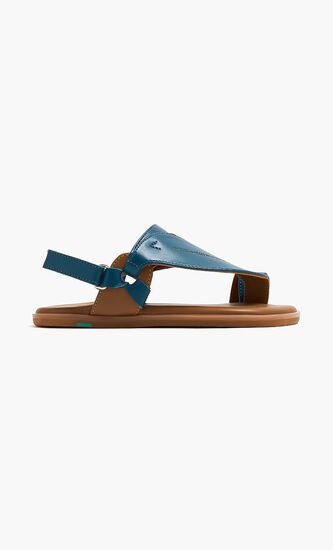 1445 H Classic Design Black Color Sandals Strap